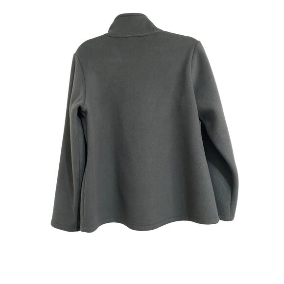 32 Degrees Heat Womens Full-Zip Fleece Jacket Gray Size Large Polyester Blend - Picture 2 of 7